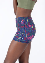Load image into Gallery viewer, The Sweet Nights Collection: The Shape Me Shorts in Midnight Garden