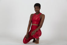 Load image into Gallery viewer, Rio Red Long Line Sports Bra