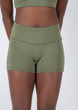Load image into Gallery viewer, The Boho Collection: The Shape Me Shorts in Lichen Green