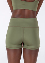 Load image into Gallery viewer, The Boho Collection: The Shape Me Shorts in Lichen Green