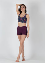Load image into Gallery viewer, The Sweet Nights Collection: The U Beautiful Sports Bra in Midnight Garden