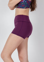 Load image into Gallery viewer, The Sweet Nights Collection: The Shape Me Shorts in Berenjena