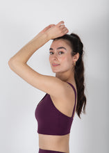 Load image into Gallery viewer, The Sweet Nights Collection: The U Beautiful Sports Bra in Berenjena