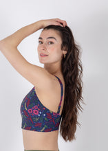 Load image into Gallery viewer, The Sweet Nights Collection: The U Beautiful Sports Bra in Midnight Garden