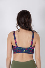 Load image into Gallery viewer, The Sweet Nights Collection: The U Beautiful Sports Bra in Midnight Garden