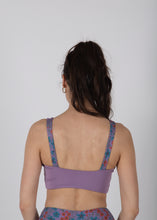 Load image into Gallery viewer, The Boho Collection: The U Beautiful Sports Bra Orchid Mist with Boho Garden  Straps