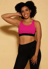 Load image into Gallery viewer, Fuchsia Sports Bra