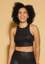 Load image into Gallery viewer, Black Snake Sports Bra