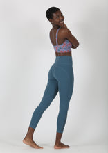 Load image into Gallery viewer, Blue Laser Cut Legging