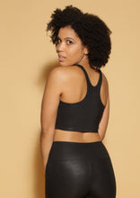 Load image into Gallery viewer, Black Snake Sports Bra