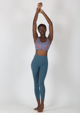 Load image into Gallery viewer, Blue Laser Cut Legging
