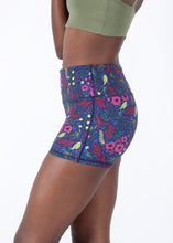 Load image into Gallery viewer, The Sweet Nights Collection: The Shape Me Shorts in Midnight Garden
