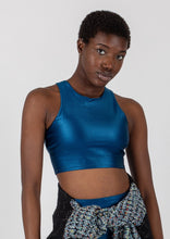 Load image into Gallery viewer, Blue Opal Sports Bra
