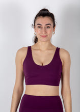 Load image into Gallery viewer, The Sweet Nights Collection: The U Beautiful Sports Bra in Berenjena
