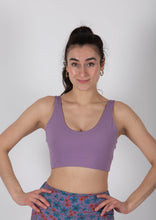 Load image into Gallery viewer, The Boho Collection: The U Beautiful Sports Bra Orchid Mist with Boho Garden  Straps
