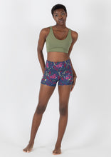 Load image into Gallery viewer, The Sweet Nights Collection: The Shape Me Shorts in Midnight Garden
