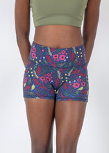 Load image into Gallery viewer, The Sweet Nights Collection: The Shape Me Shorts in Midnight Garden
