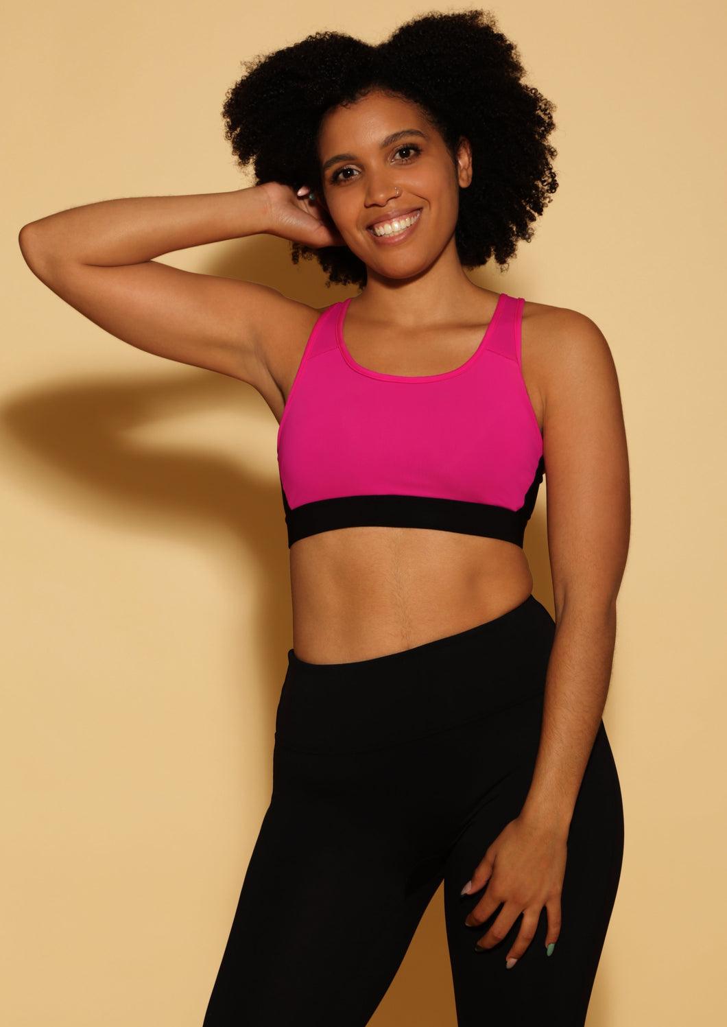 Fuchsia Sports Bra